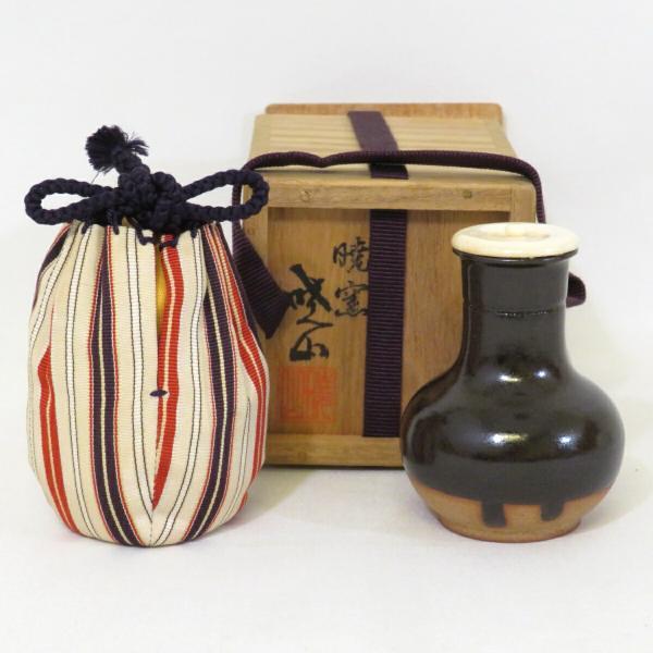 美品!!】茶道具 茶入 利休鶴首