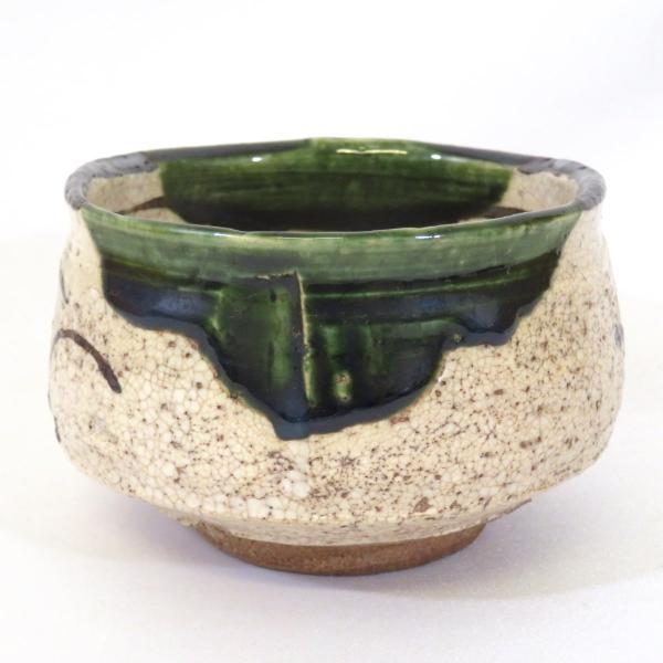一月の特売品】瀬戸 山口茂作 織部 茶碗 茶道具【中古 美品】 : ますや