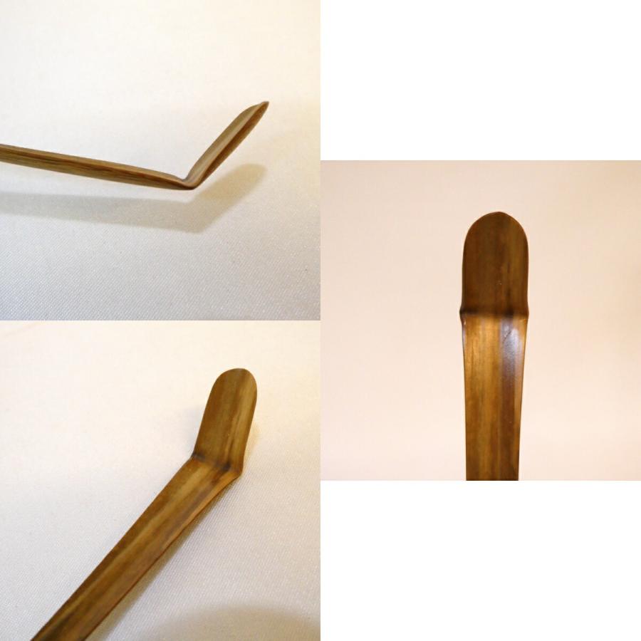 銘 老松】大徳寺九代管長 後藤瑞厳老師 煤竹茶杓 大徳寺形 折り