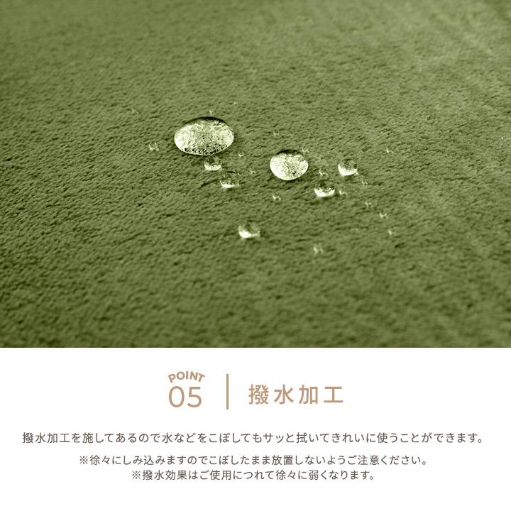 ラグ 190×240cm 極厚フランネルラグマット 16mmウレタンフォーム