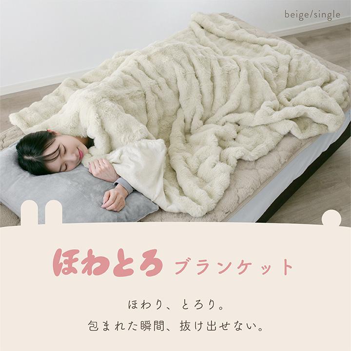 毛布 ダブル もこもこ毛布 2枚合わせ 吸湿発熱 蓄熱 洗える あったか