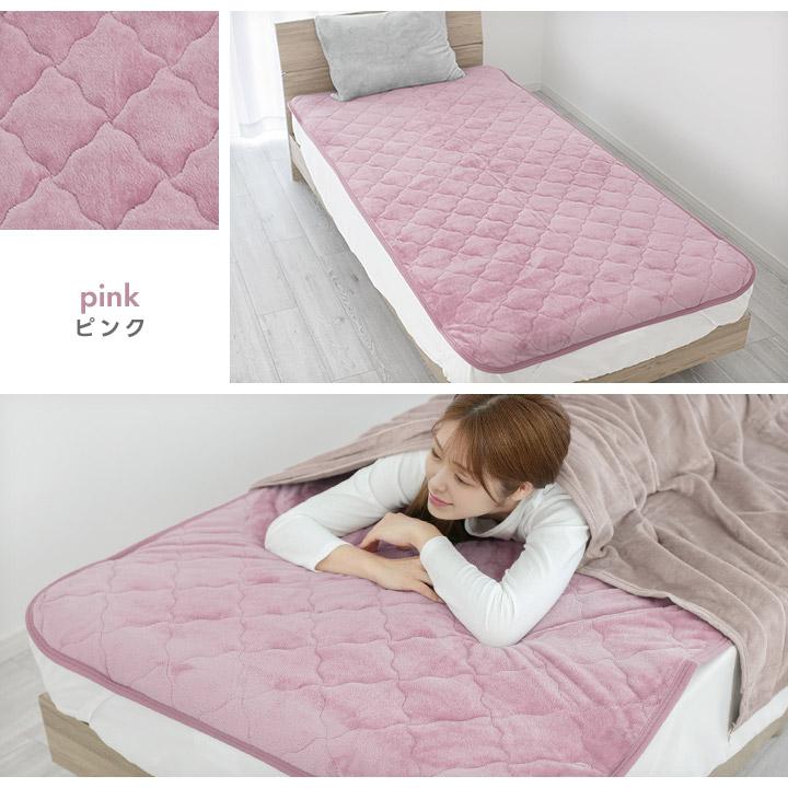敷きパッド あったか ダブル フランネル シーツ パッド 暖かい 薄手