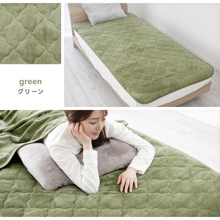 敷きパッド あったか ダブル フランネル シーツ パッド 暖かい 薄手