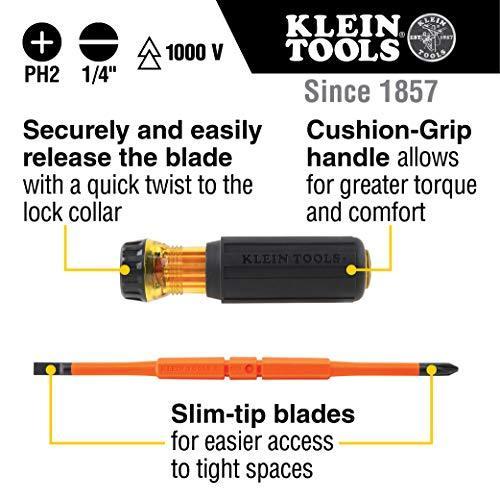 Klein Tools 32293 Insulated Screwdriver  2-in-1 Screwdriver Set with 並行輸入｜uno-shoten｜02