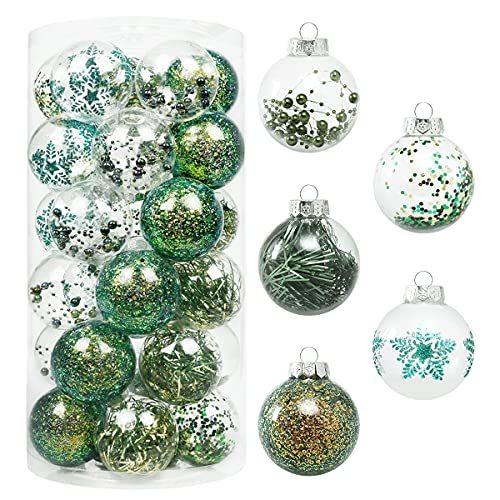 バーゲンで スーパーバン Sy クリスマスボール 並行輸入 ホリデー ボール クリスマスツリー 飛散防止 グリーン 個 2 75インチ オーナメント 室内装飾 Sohojapanesedining Com