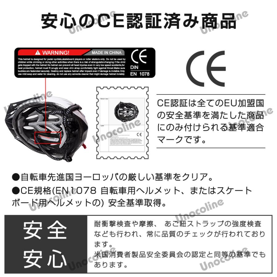★即納★【防災グッズ】2025 自転車用 ロードバイク ヘルメット 超軽量 流線型 高通気性 耐衝撃 安全 サイズ調整可能 サンバイザー付き 兼用 TK01 | ブランド登録なし | 15