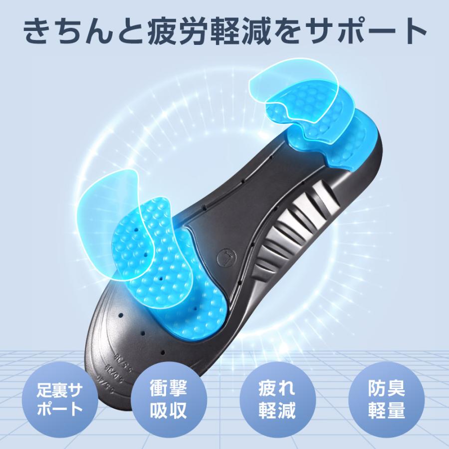 仕事用 インソール 衝撃吸収 中敷き 立ち仕事 アーチサポート XL Amazon.co.jp: 中敷き インソール 衝撃吸収 立ち仕事インソール