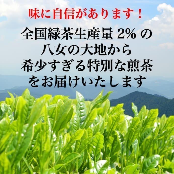 新茶 2024 お茶 八女茶 水出し 緑茶 煎茶 茶葉 深蒸し茶 日本茶 カテキン 茶ごころ 100g  鵜ノ池製茶｜unoike｜07