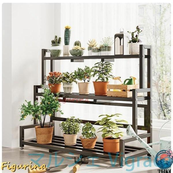 ガーデンラック フラワースタンド 屋外 室内 観葉植物 盆栽棚 スタンド 植木鉢台 花置き棚 植物スタンド S＆L風通しいい 収納 錆びない 棚_8