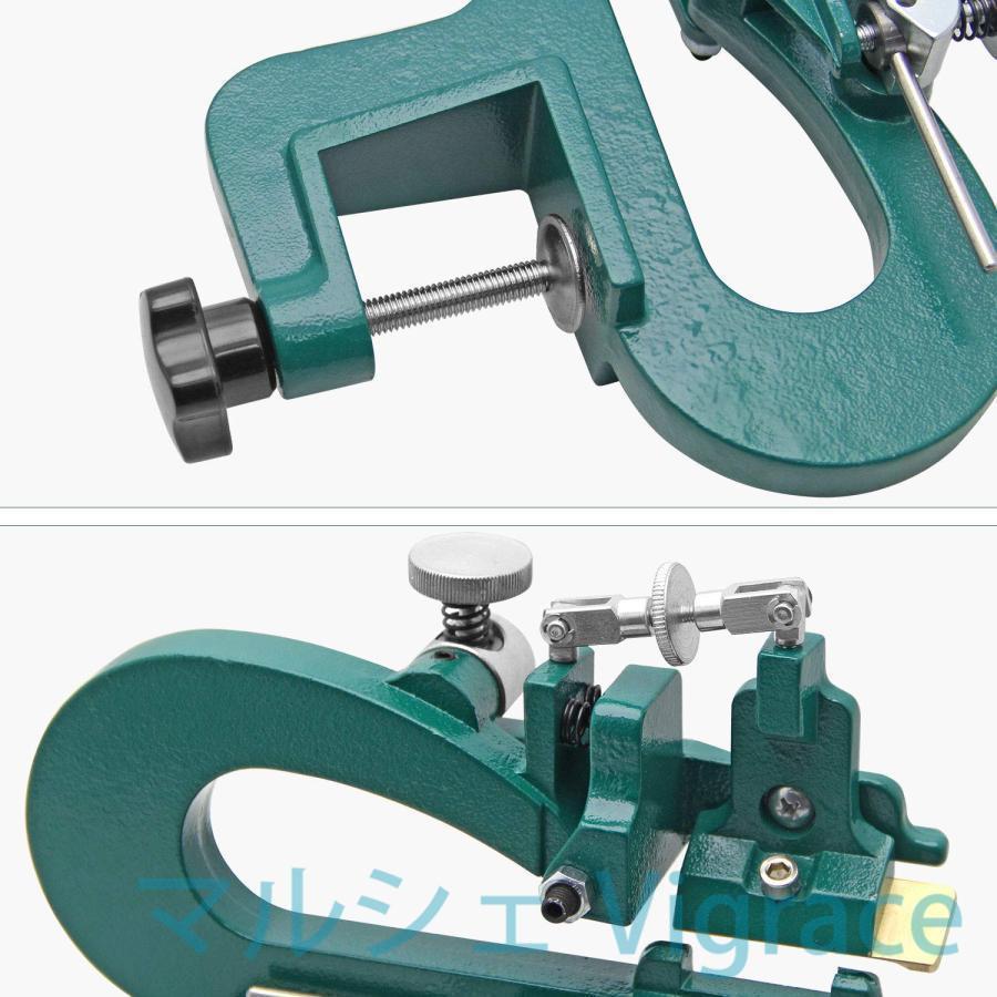 レザースプリッター 革削ぎ 手動革漉き機 厚さ3.5cm以内 皮むき器 鞣し/牛革/馬革/豚革など 革製品加工用 手芸DIY 業務用_5