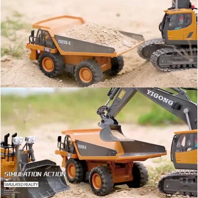 ショベルカー トラック パワーショベル ラジコン エクスカベーター