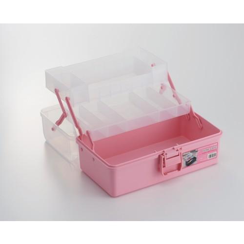 プラスチック 工具箱 ツールボックス 道具箱 おしゃれ Trusco トラスコ ホームケース ３２１ｘ１９５ｘ１６５ ピンク Hp 3 うのオンライン ヤフー店 通販 Yahoo ショッピング