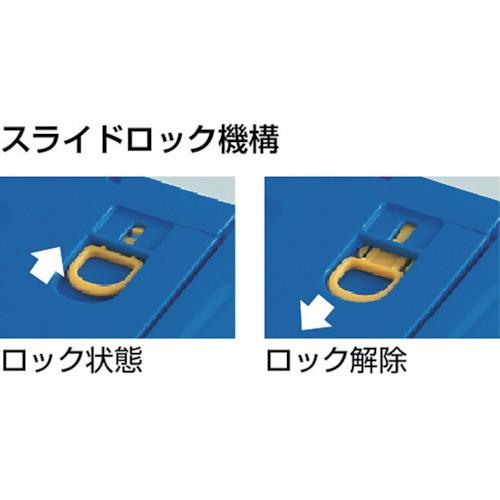 折りたたみコンテナボックス 収納 おしゃれ トラスコ 薄型折りたたみコンテナ ３０ｌロックフタ付 ダークブルー Tr C30b うのオンライン ヤフー店 通販 Yahoo ショッピング