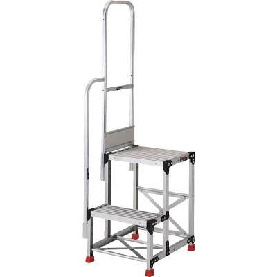 直送品 道具 工具 代引き不可 作業用踏台 ｔｒｕｓｃｏ 踏台 ２段本体 階段両手すり天場三方１１００ Tsf 257te22 11h うのオンライン Diy 工具 研磨 潤滑 ヤフー店