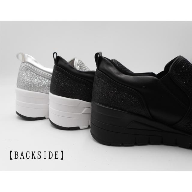 大人気定番】maschietta 軽量 キラキラ ビジュー グリッター厚底