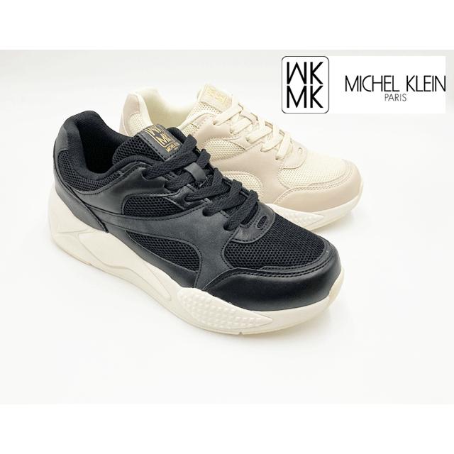 在庫限り】MK MICHEL KLEIN ミシェル クラン カジュアル スニーカー 低