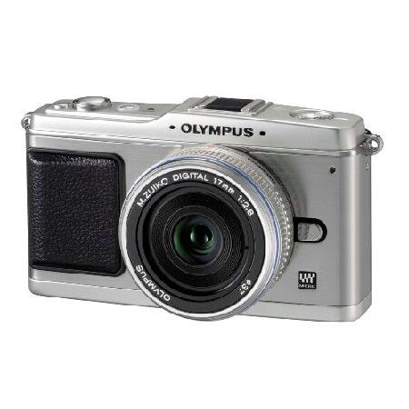 を安く販売 オリンパス Olympus PEN E-P1 12.3 MP Micro Four Thirds Interchangeable Lens Digital Camera with 17mm f/2.8 Lens and Viewfinder (Silver) by Oly 送料無料