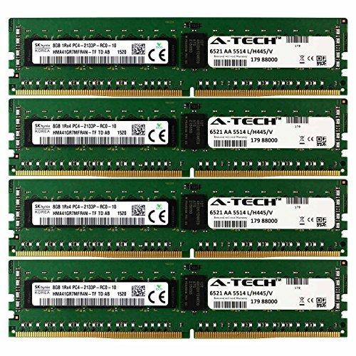 送料無料 A-Tech Hynix IC DDR4 32GB Kit 4X 8GB 1Rx4 PC4-17000 2133MHz for Lenovo ThinkServer TD350 4X70F28589 4X70G78061 Memory RAM