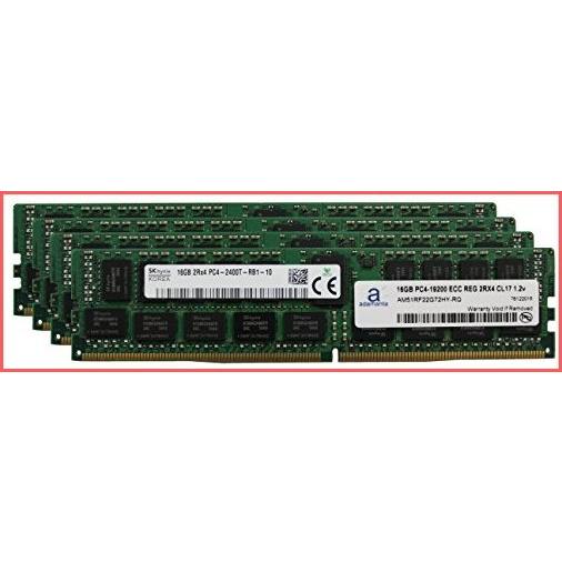 Adamanta 64GB (4x16GB) ノートパソコンメモリアップグレード 適合機種: Lenovo ThinkPad P50 モバイルワークステーション DDR4 2133Mhz PC4-17000 SODIMM 2Rx8