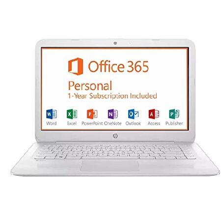 【2021A/W新作★送料無料】 送料無料 HP 14-inch Full HD Stream Laptop PC (Intel Celeron N3060, 4GB RAM, 64GB eMMC, White) with Office 365 Personal for one year Windowsノート