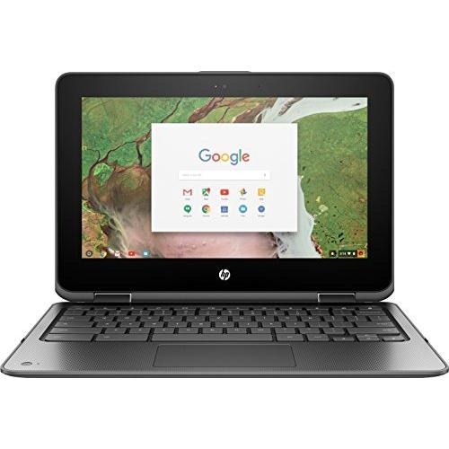 あなたにおすすめの商品 送料無料 HP Chromebook 11 X360, 11.6" Corning Gorilla Glass Touchscreen Display, Intel Celeron N3350, Intel HD Graphics 500, 64GB eMMC, Windowsノート