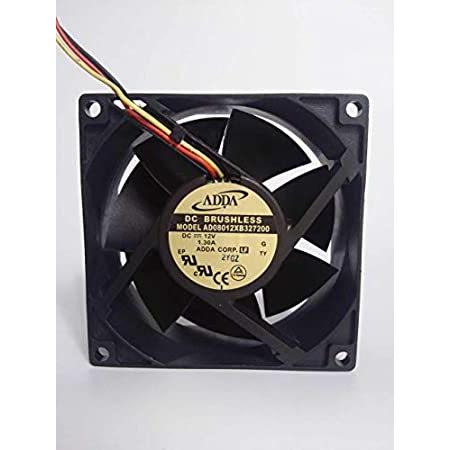 80x80x32mm AD08012XB327200 12V 1.3A 3ワイヤー 8cm 8032 冷却ファン 送料無料