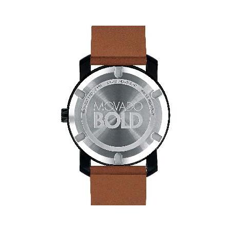 モバード Movado Bold(モバド) ステンレスケース ブラックダイヤル