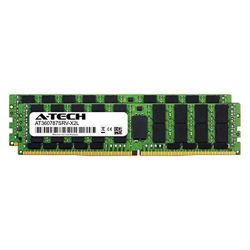 送料無料 A-Tech 128GB Kit (2 x 64GB) for Intel Xeon Gold 6136 DDR4 PC4-21300 2666Mhz ECC Load Reduced LRDIMM 4rx4 Server Memory Ram