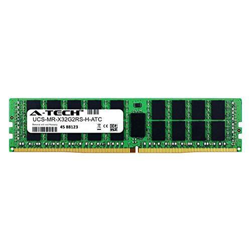 送料無料 A-Tech Compatible with/Replacement for Cisco UCS-MR-X32G2RS-H | 32GB DDR4 2666MHz PC4-21300 ECC Registered RDIMM 2rx4 1.2v - Si