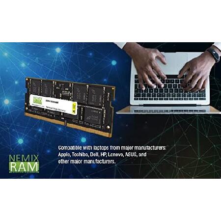 【初回限定】 64GB (4x16GB) DDR4-2666MHz PC4-21300 1.2V SODIMM Laptop Memory by NEMIX RAM 送料無料