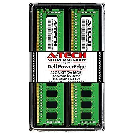 A-Tech 32GB (2x16GB) Memory for Dell PowerEdge R440, T440, R540, R640, T640 送料無料