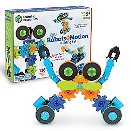 Building Motion in Robots Gears! Gears! Gears! Resources Learning Set, 送料無料 Robo ブロック ランキングや新製品