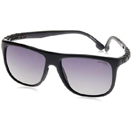 非常に高い品質 カレラ Carrera Men's Hyperfit 17/S Rectangular Sunglasses, Black/Polarized Gray, 5 送料無料 サングラス