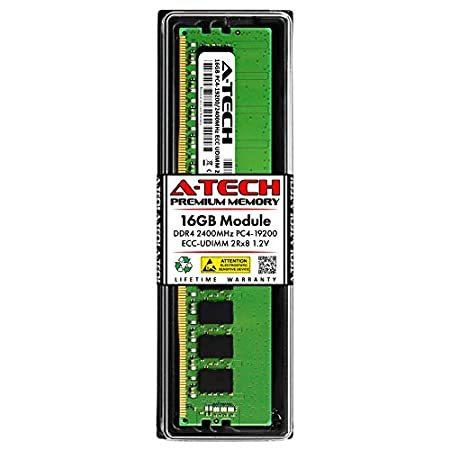 A-Tech 16GB Memory RAM for Dell PowerEdge T330 - DDR4 2400MHz PC4-19200 ECC 送料無料のサムネイル