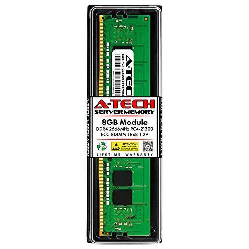注目のブランド 8GB A-Tech 送料無料 Memory M Upgrade Server Single - 1.2V 1Rx8 RDIMM Registered ECC PC4-21300 2666MHz DDR4 - R430 PowerEdge Dell for RAM メモリー