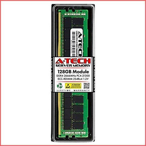 【レビューを書けば送料当店負担】 for Replacement 128GB A-Tech 送料無料 Hynix St RAM Memory Server Single - RDIMM Registered ECC 2666MHz PC4-21300 DDR4 - HMABAGR7A4R4N-VN メモリー