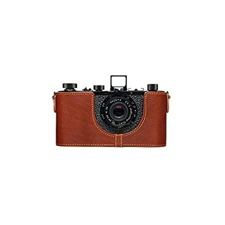 for Leica 0 Series Case, BolinUS Handmade Genuine Real Leather Half Camera 送料無料