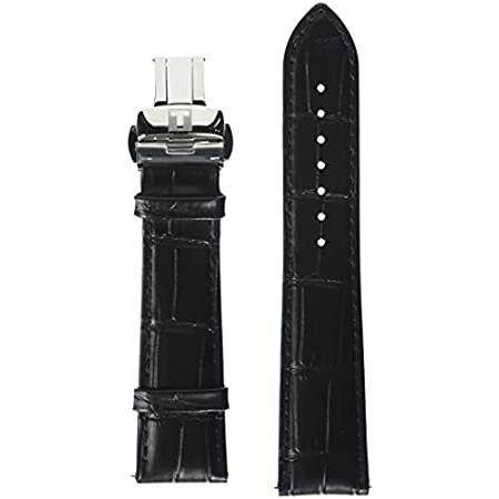 ティソ T852035976 21mm Lug Black Leather Strap 送料無料