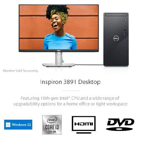 大阪売れ済 デル 2021 Newest Dell Inspiron 3891 Desktop PC， Intel Core i3-10105， 16GB RAM， 1TB HDD， WiFi 6， Bluetooth， HDMI， DVD-RW， Wired Keyboard＆Mous 送料無料