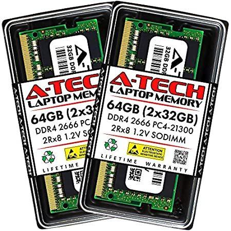 A-Tech 64GB RAM Kit for Lenovo ThinkCentre M90q (2 x 32GB) DDR4 2666 MHz PC 送料無料