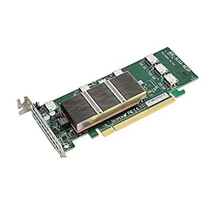 Supermicro AOC-SLG3-8E2P Octal-Port Gen-3 Internal NVMe Host Bus Adapter 送料無料