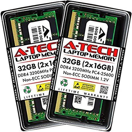 A-Tech 32GB Kit (2x16GB) RAM for HP 14 (14-fq1021nr) Laptop DDR4 3200MHz  送料無料