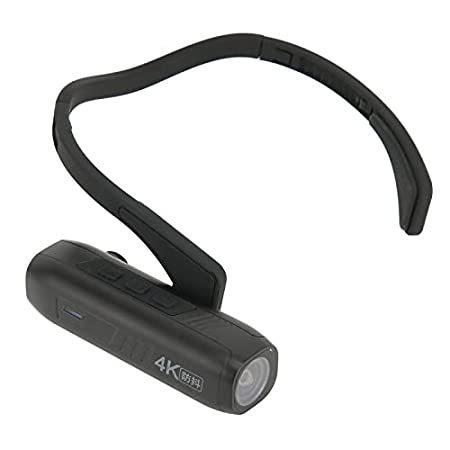 4K Camcorder, Portable FPV Vlog Camcorder WiFi Hands Off Full HD Head Weara 送料無料
