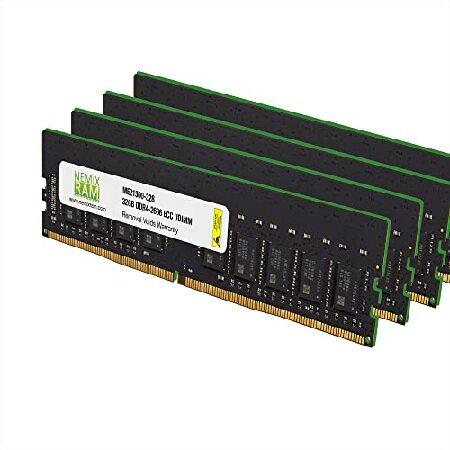 NEMIX RAM 128GB (4x32GB) Kit DDR4-2666 PC4-21300 ECC UDIMM Server Memory Up 送料無料 スマホ、タブレット、パソコン PCパーツ