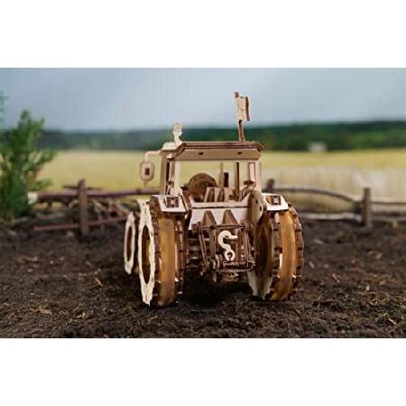 【美品】 UGEARS The Tractor Wins 3D Mechanical Model 送料無料