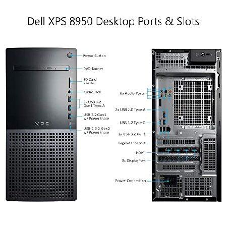 楽天限定公式 デル Dell XPS 8950 Gaming Desktop Computer - 12th Gen Intel Core i9-12900K up to 5.2 GHz CPU， 16GB DDR5 RAM， 4TB NVMe SSD + 1TB HDD， AMD Rade 送料無料