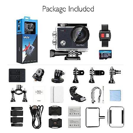 AKASO V50X Native 4K30fps WiFi Action Camera with EIS Touch Screen