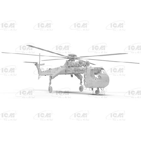 ICM 1/35 アメリカ陸軍 重輸送ヘリコプター シコルスキー CH-54A タルヘ プラモデル 53054 