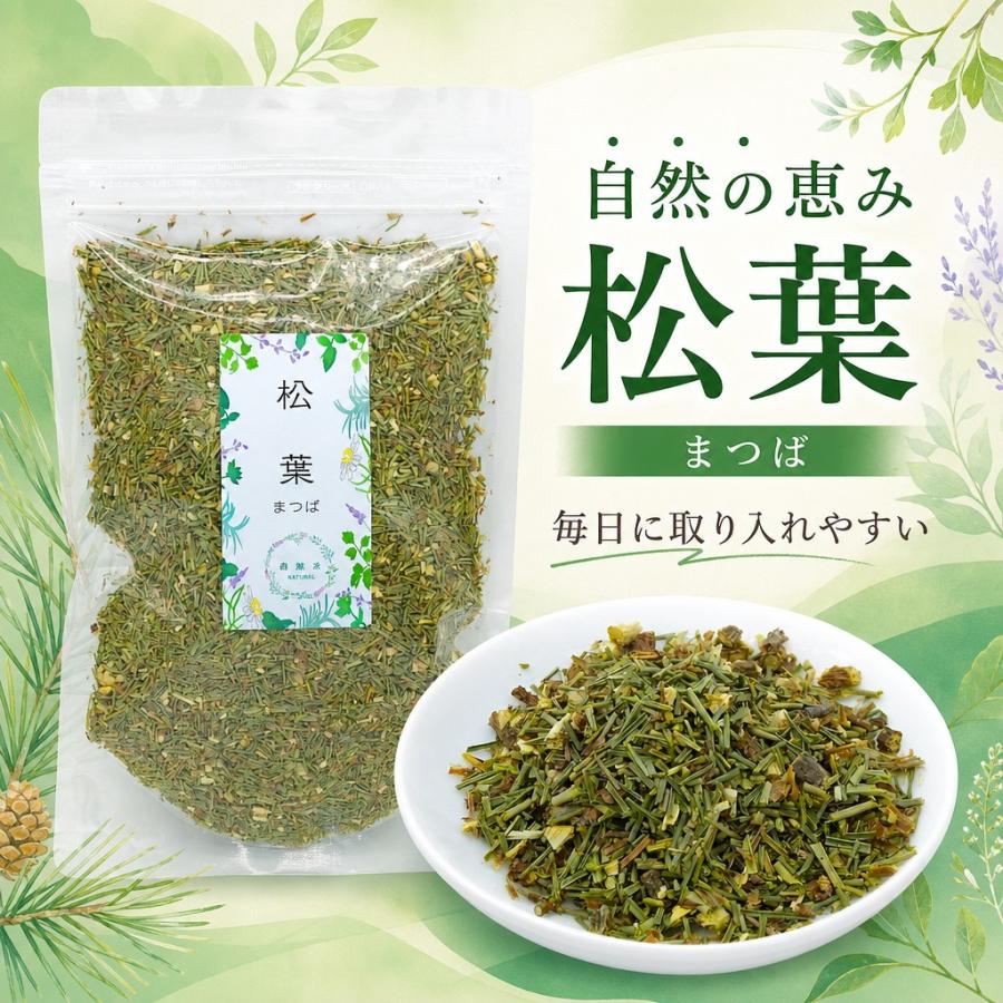運龍堂 松葉茶 95g 国産 無農薬 赤松 アカマツ まつば茶 松の葉100