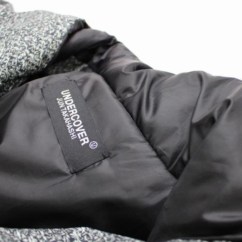 アンダーカバー　21AW ニット転写3レイヤー中綿ブルゾン UNDERCOVER アンダーカバー 21AW 3レイヤーKN転写フードブルゾン